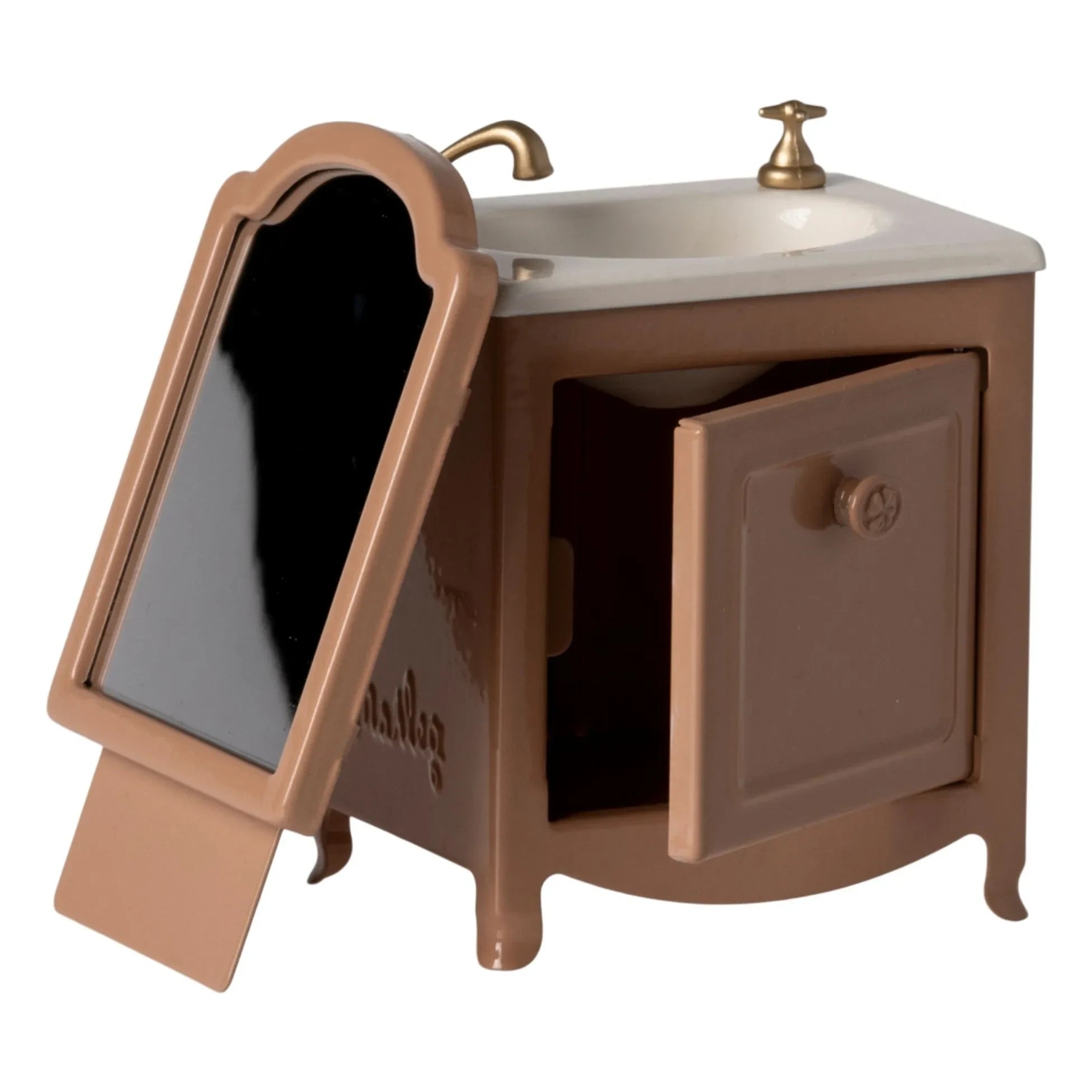 Maileg - Bathtub Vanity Set | Dusty Pink