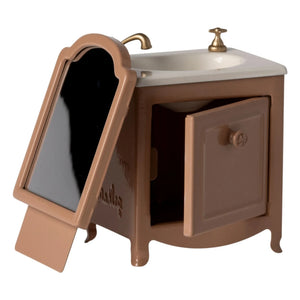 Maileg - Bathtub Vanity Set | Dusty Pink
