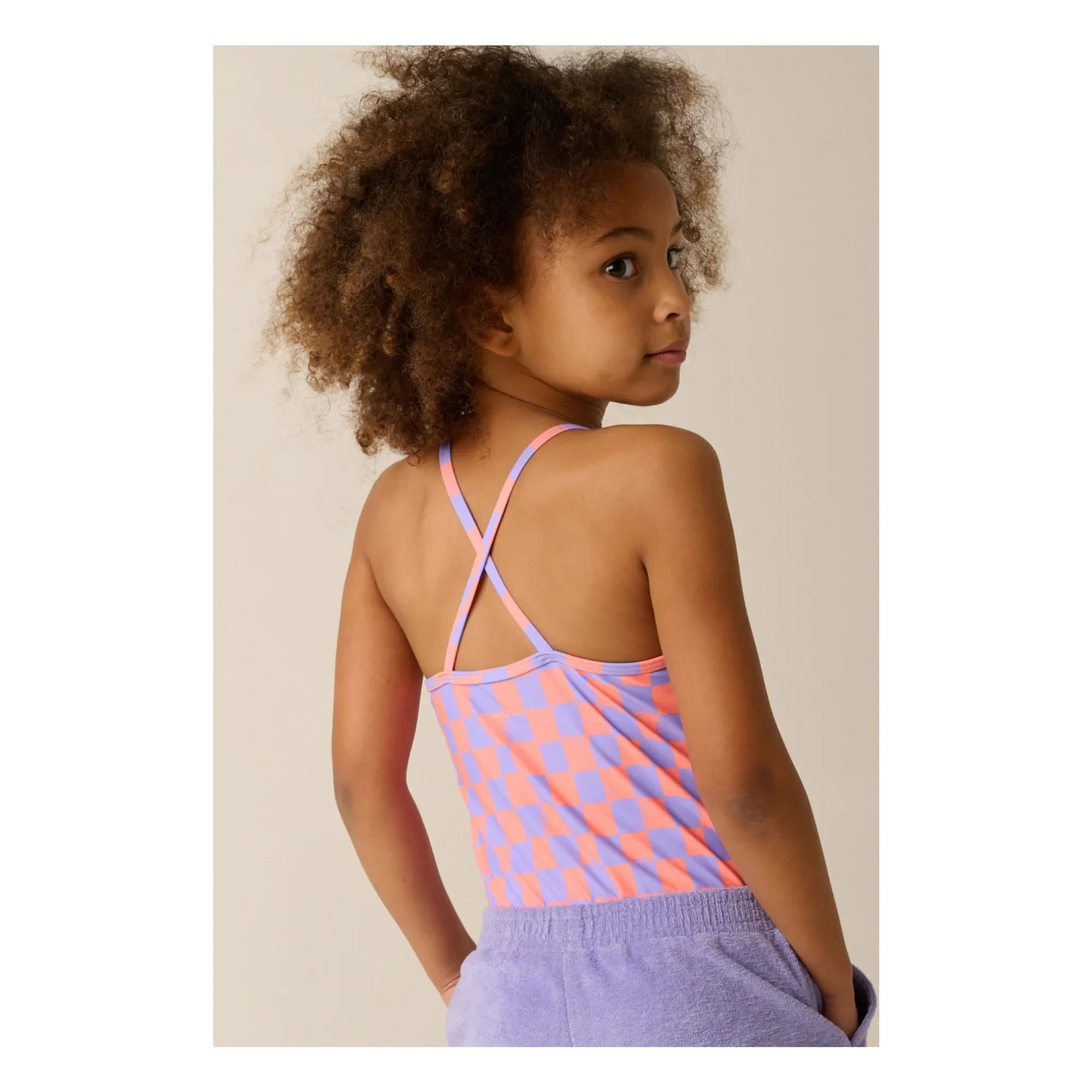 Tumble N'Dry - Alagoas Damier Swimsuit Recycled Fibers | Lavender