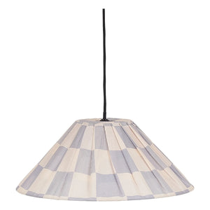 Nobodinoz - Ava Checked Lampshade | Blue