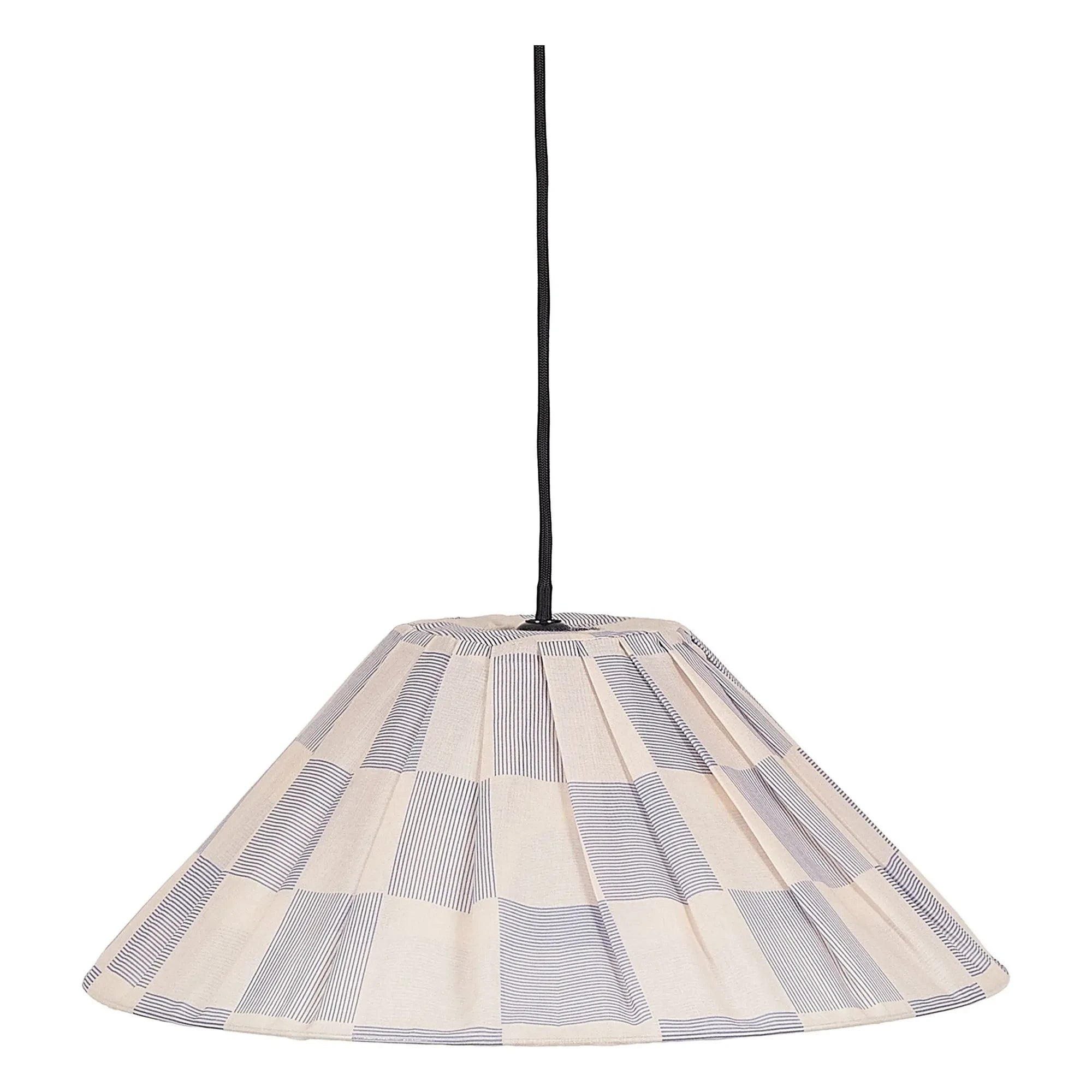Nobodinoz - Ava Checked Lampshade | Blue