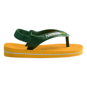Havaianas - Baby Brasil Logo parmak arası terlik | Sarı