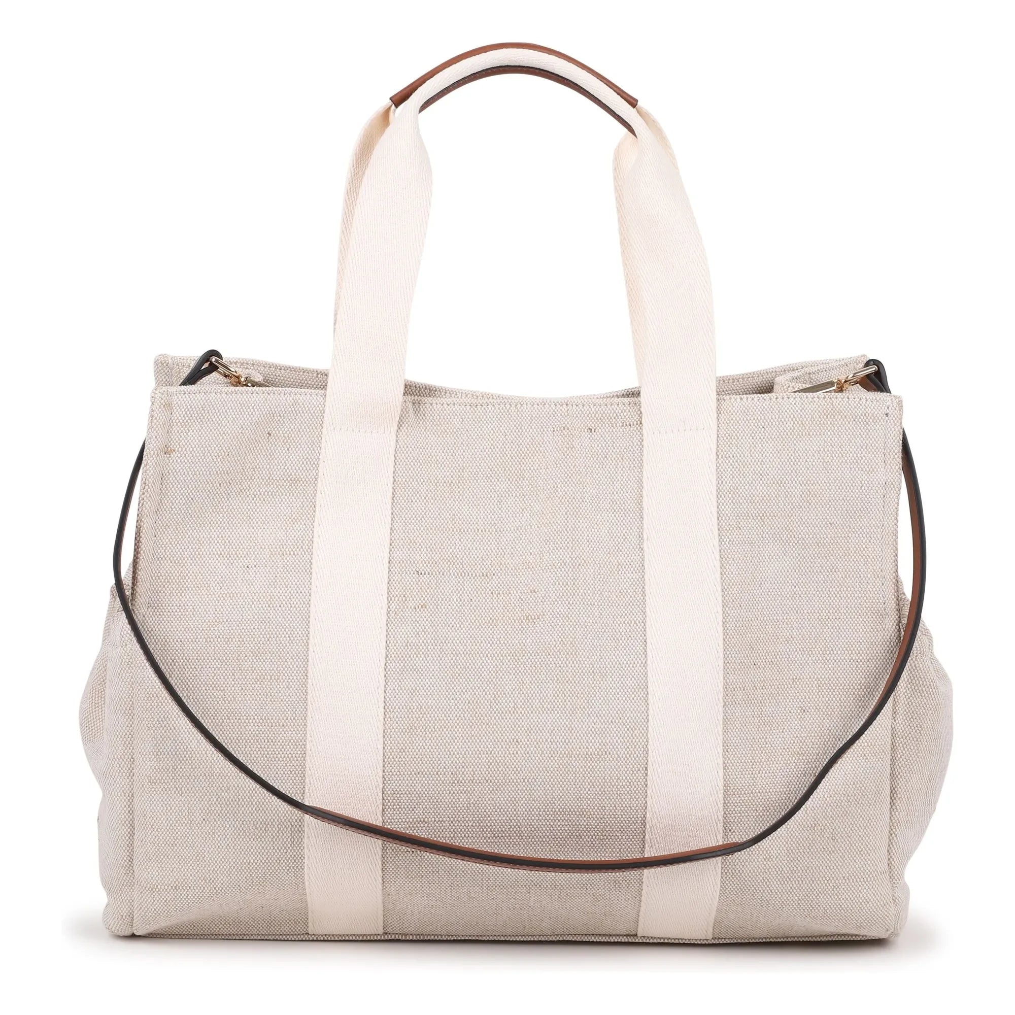 Chloé - Jute Canvas Changing Bag | White