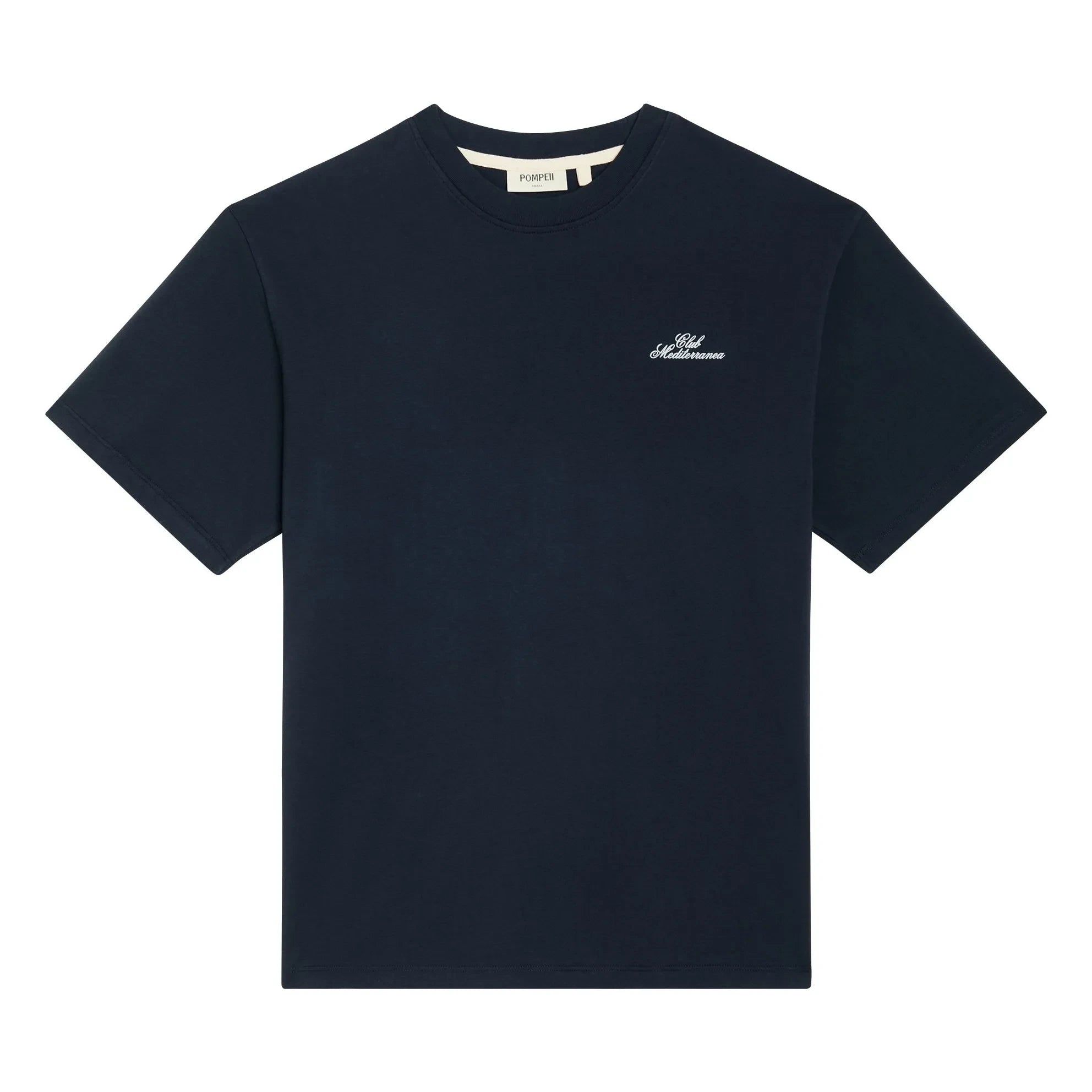 Pompeii - Boxy Club Mediterranea T-Shirt | Navy Blue