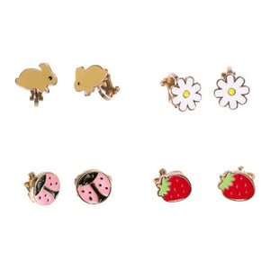 Rockahula Kids - Snap Earrings Garden | Gold