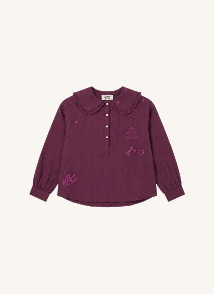 Hundred Pieces - Candy Stars Blouse | Purple