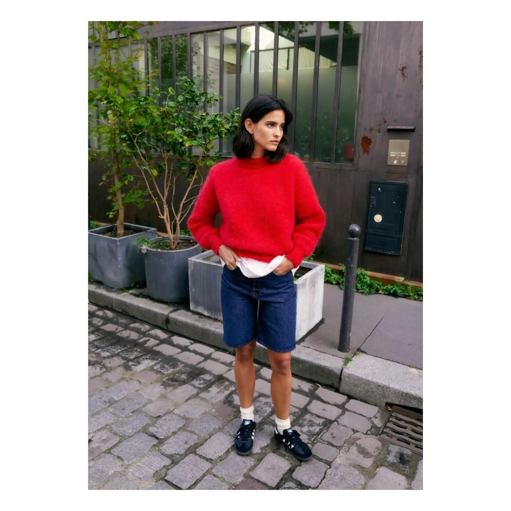 Surprise Paris - Jane Super Kid Mohair Sweater | Red