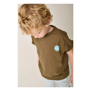 Tumble N'Dry - Recycled Cotton Surface T-Shirt | Khaki Brown