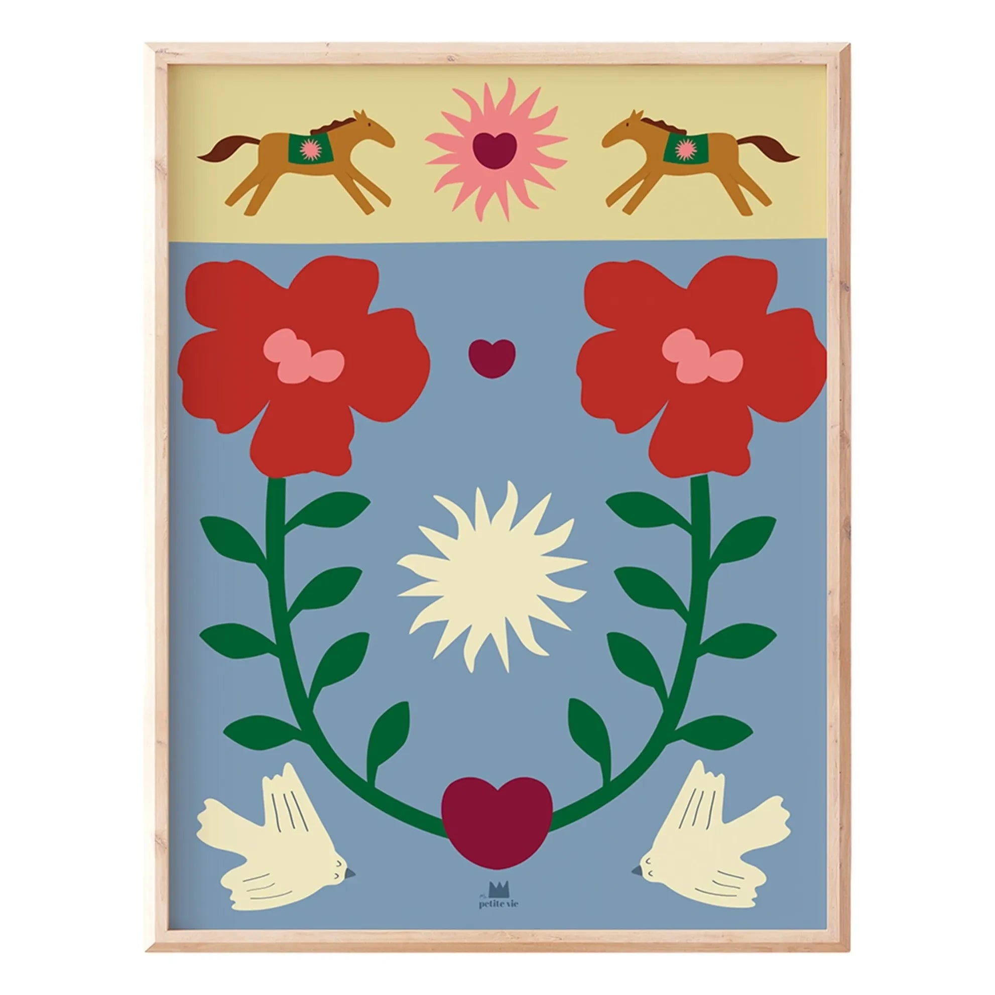 Ma petite vie - Solstice Poster | Blue