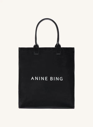Anine Bing - Leonie Cotton tote bag | Black