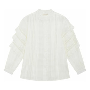Maison Hotel - Cuba Embroidered Blouse | White