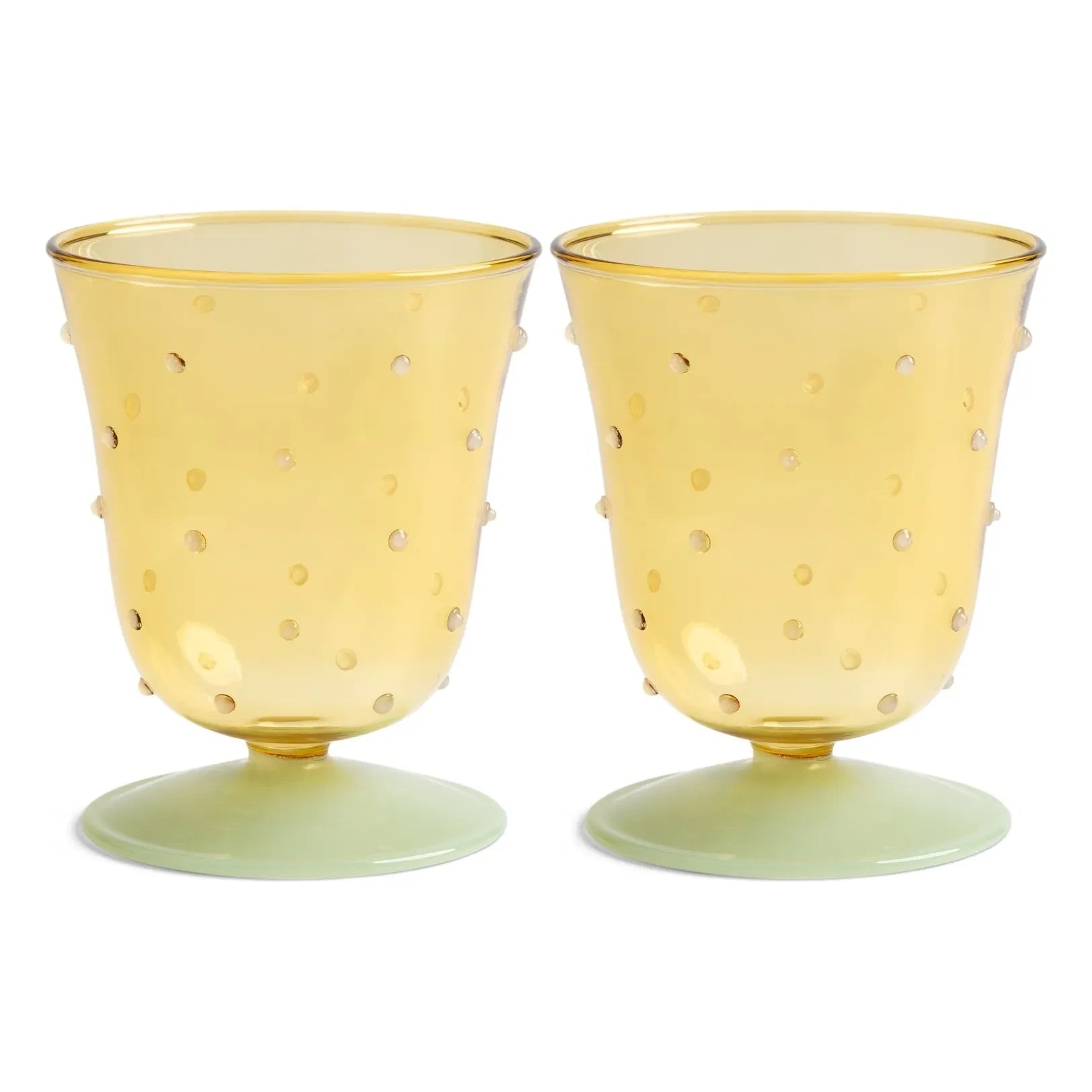 &Klevering - Dot Cups - Set of 2 | Yellow