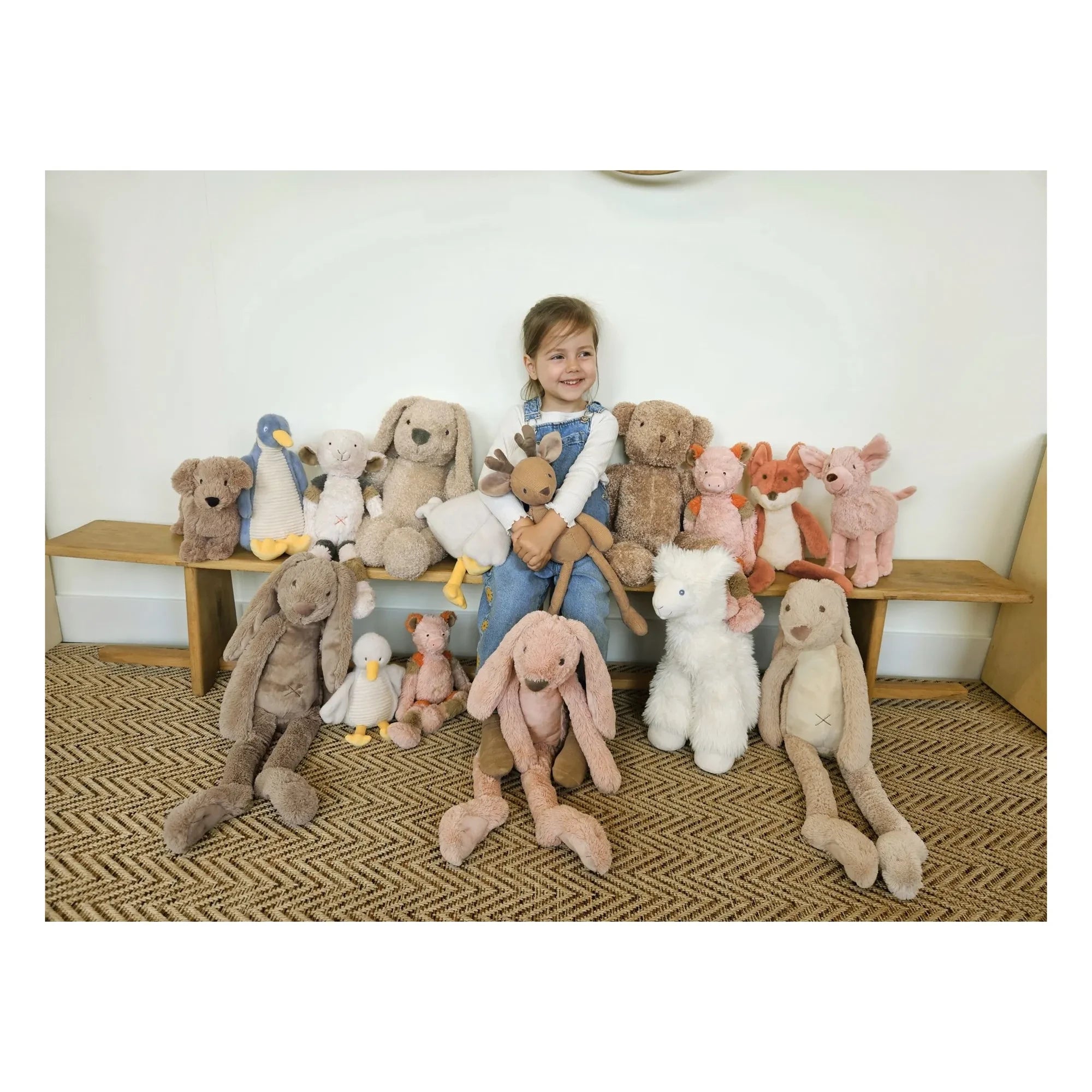 Happy Horse - Richie Bunny Plush | Dust Pink