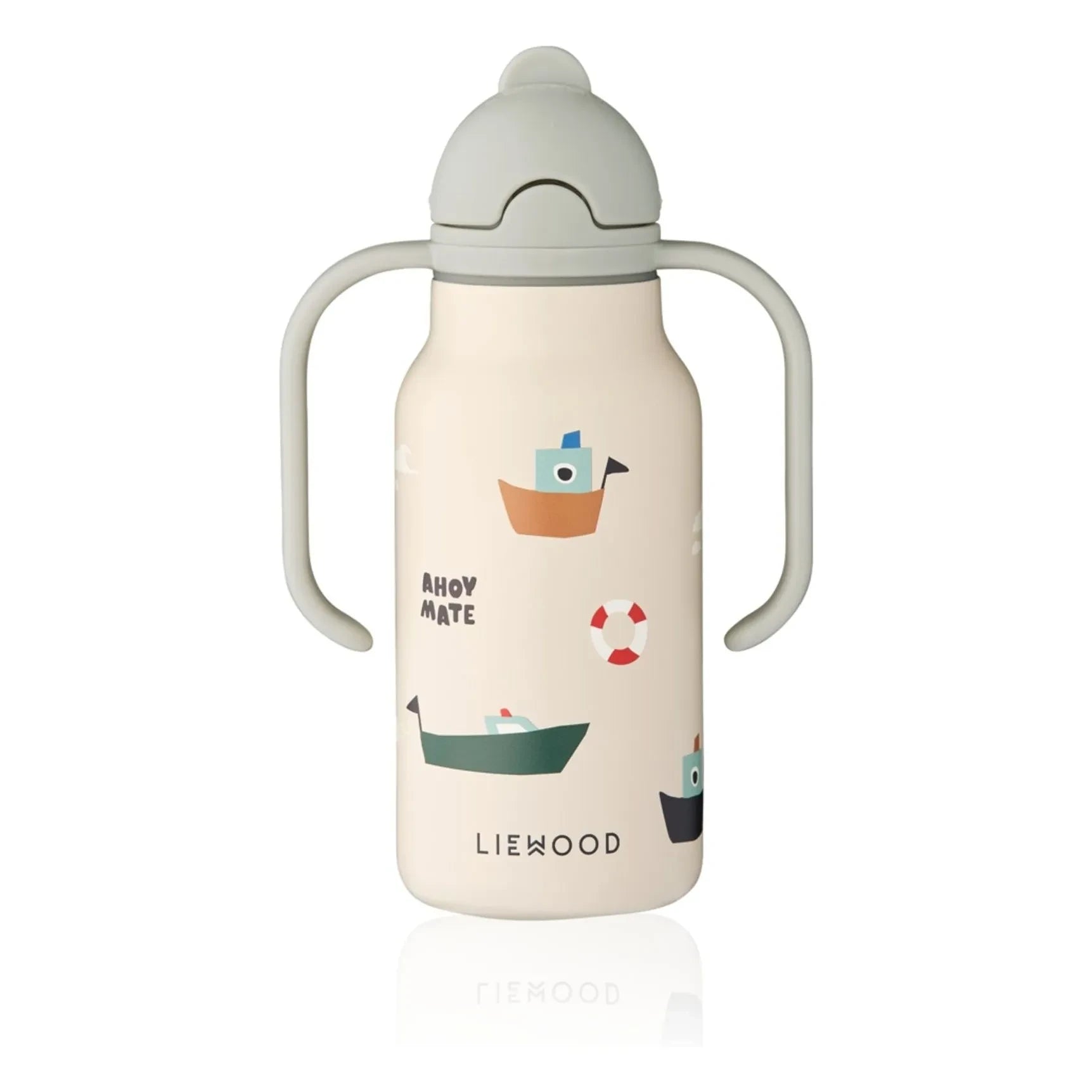 Liewood - Kimmie paslanmaz çelik su şişesi - 250 ml | Sailing/Sandy