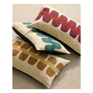 Maison Sarah Lavoine - Cadence embroidered pillow | Sarah Blue