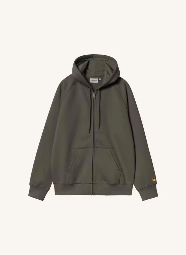 Carhartt WIP - Chase Fermuarlı Sweatshirt | Koyu gri