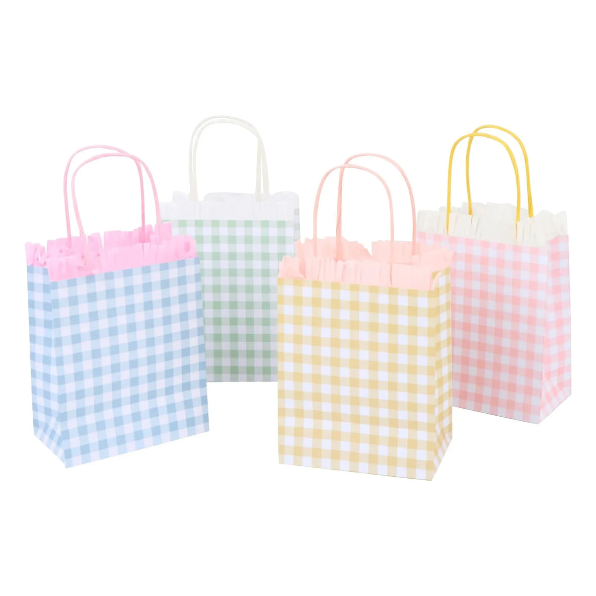 Meri Meri - Vichy Patterned Gift Bags - 8-Pack