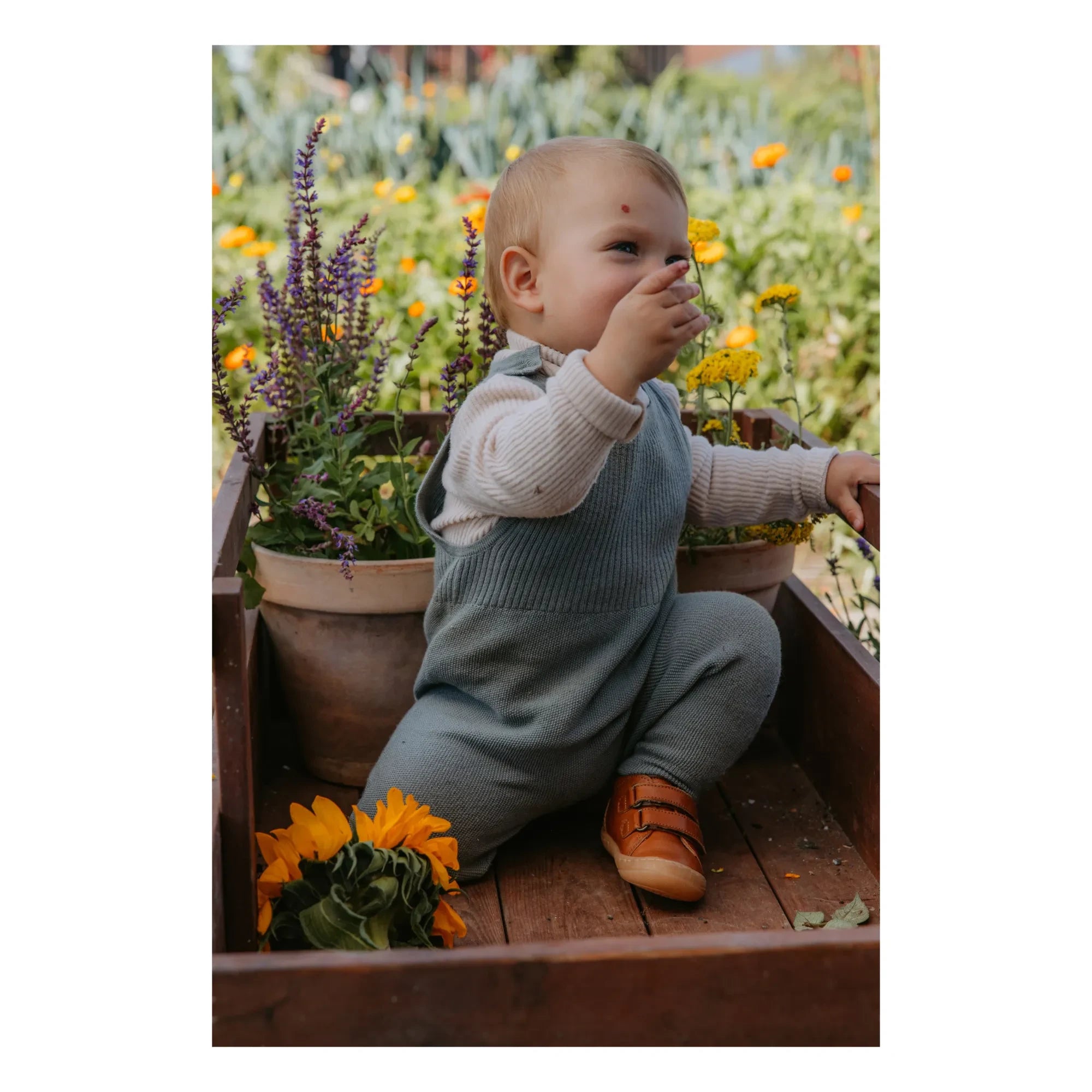 Petit Nord - Casual Velcro Sneakers | Cognac