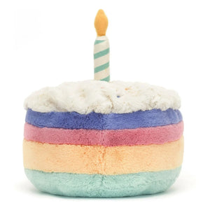 Jellycat - Rainbow Birthday Cake Plush