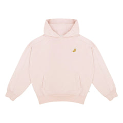Jenest - Taka organik pamuklu kapüşonlu sweatshirt | Açık Pembe
