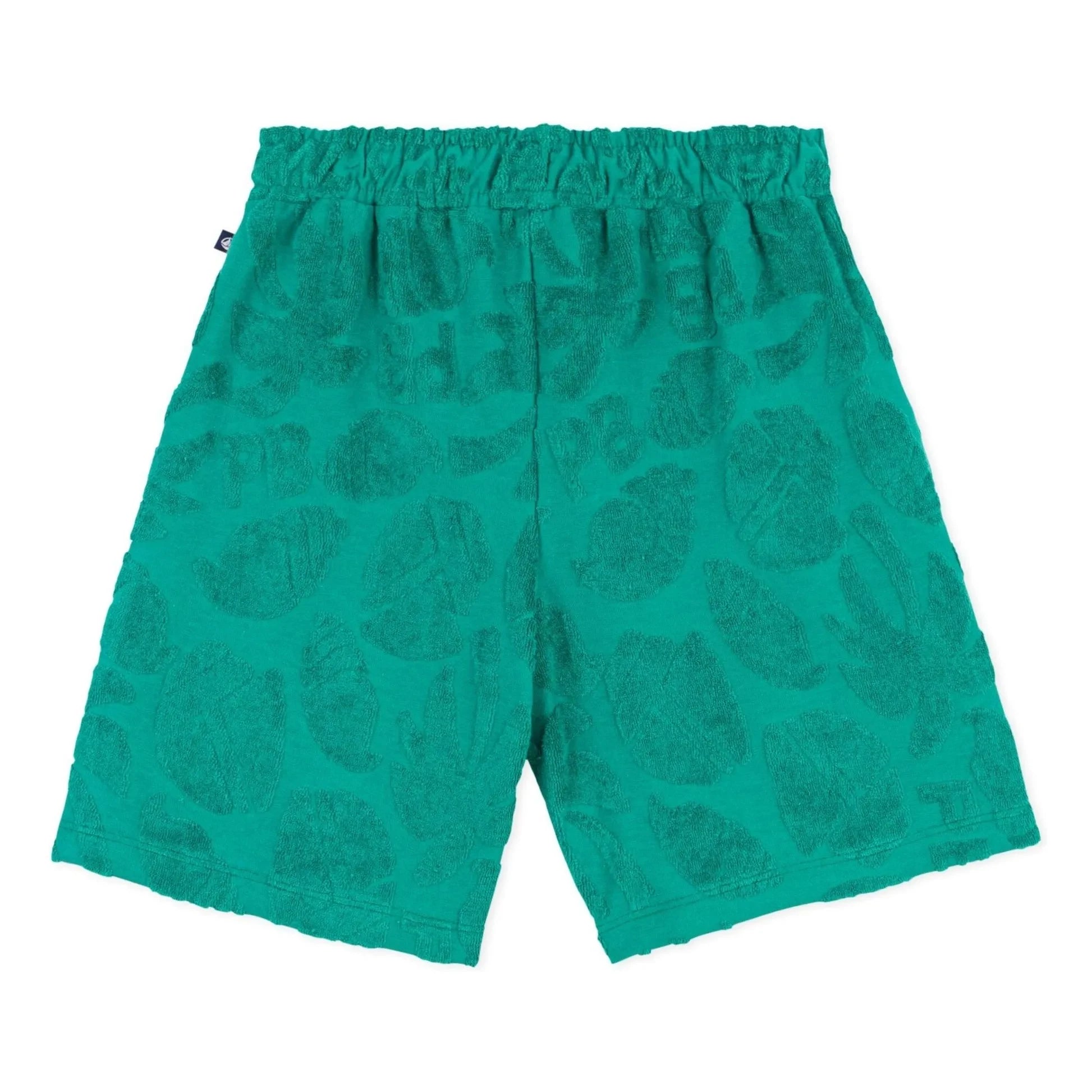Petit Bateau - Organic Cotton Palm Terry Shorts | Green