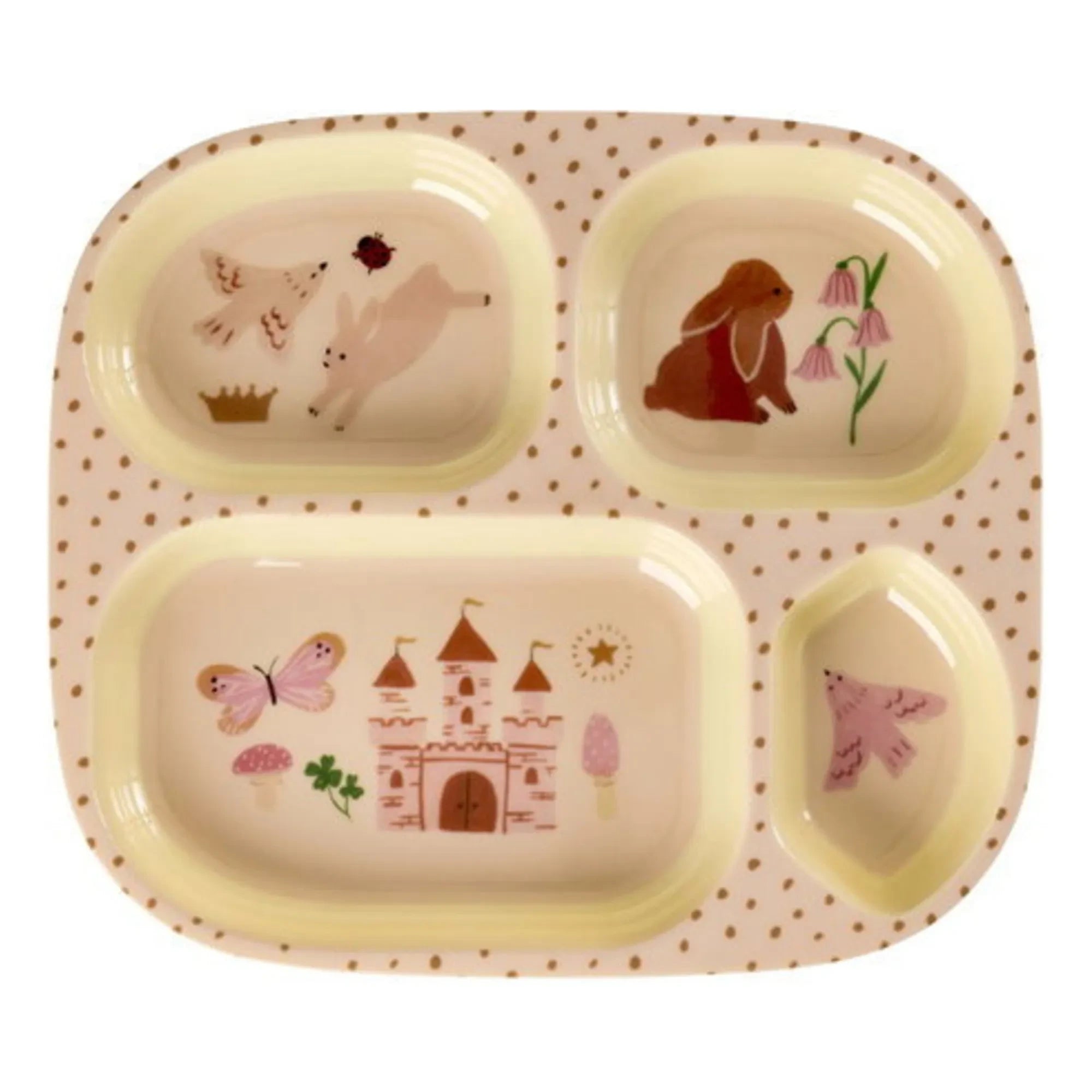 Rice - Fairy Tale melamine lunch box | Pink