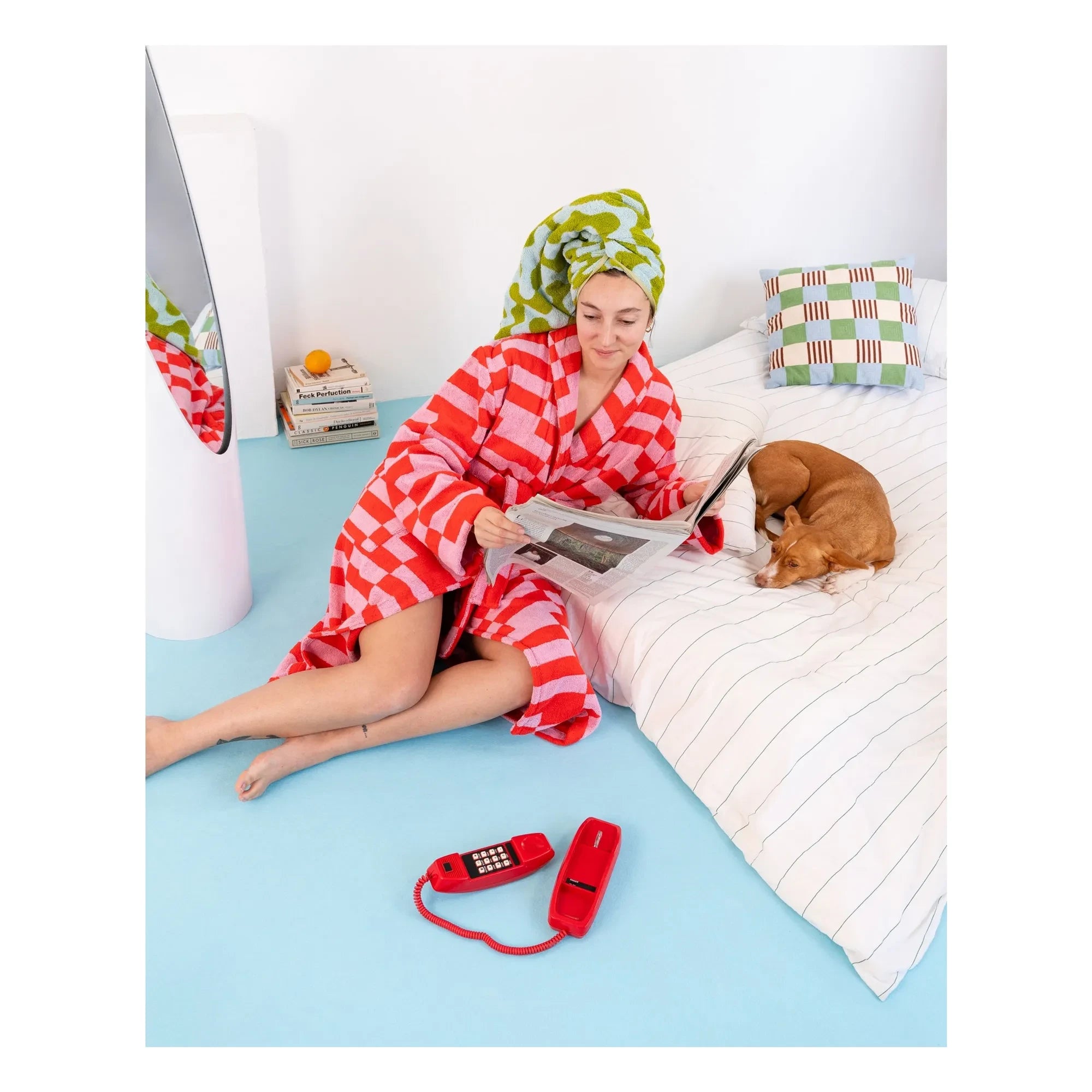 Tarta Gelatina - Poppy Towel | Red