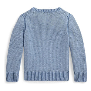 Ralph Lauren - American flag sweater | Light Blue