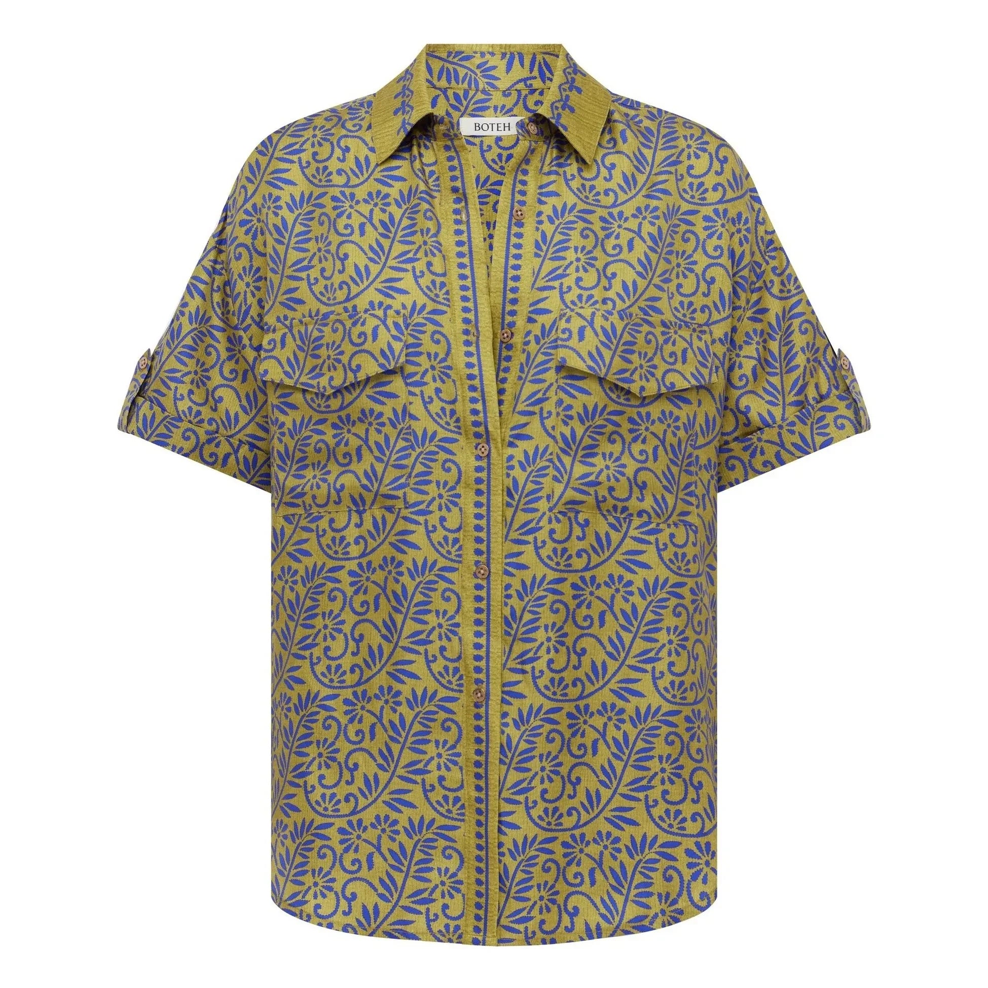 Boteh - Verve Silk Shirt | Blue