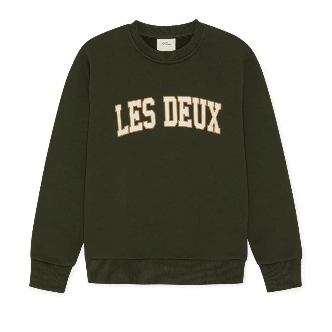 Les Deux - Les Deux Organik Pamuk College Sweatshirt | Haki