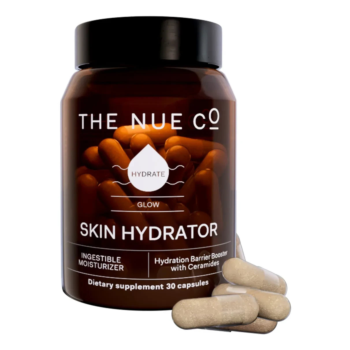 The Nue Co - Skin Hydrating Nutritional Supplement - 30 Capsules