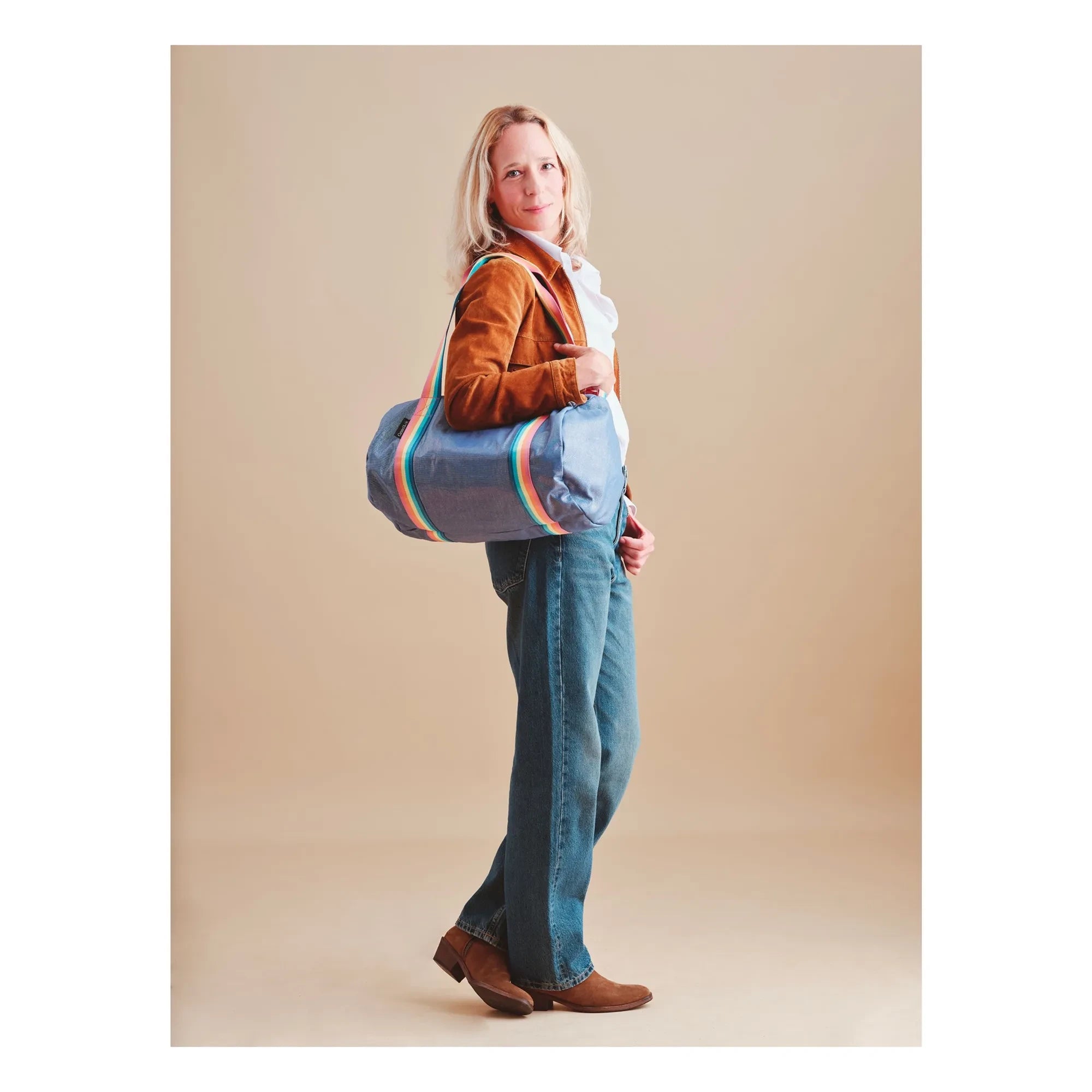 Caramel & Cie - Sparkling Weekend Bag | Blue