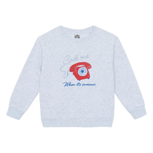 Bonton - Smile Call Me Sweatshirt | Gray