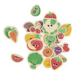 Janod - Magnets - Fruits and Vegetables - 24 Pieces
