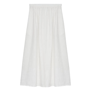 the new society - Melissa Linen Skirt | White