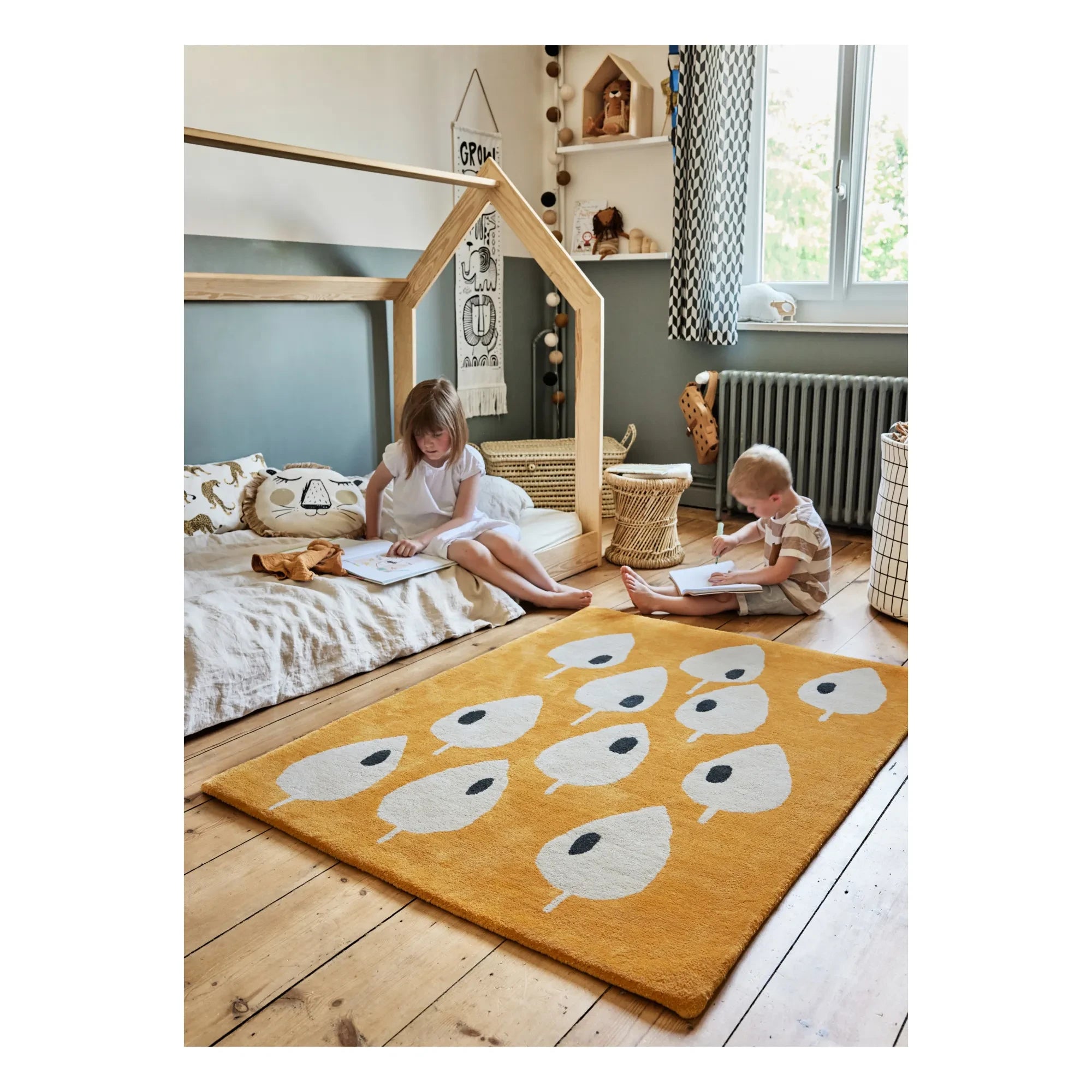 Bleuu-studio - Forest Rug | Apricot