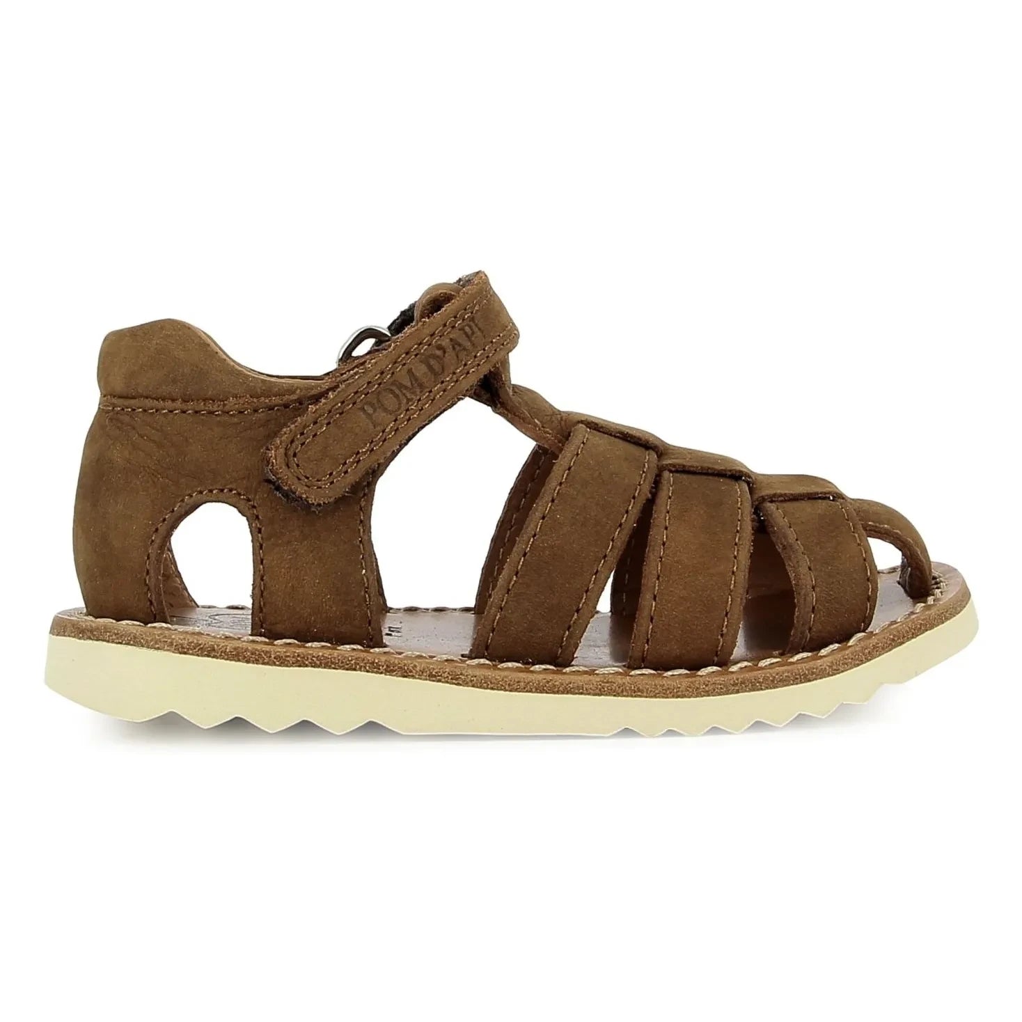 Pom d'Api - Waff Papy Nubuck Sandals | Brown