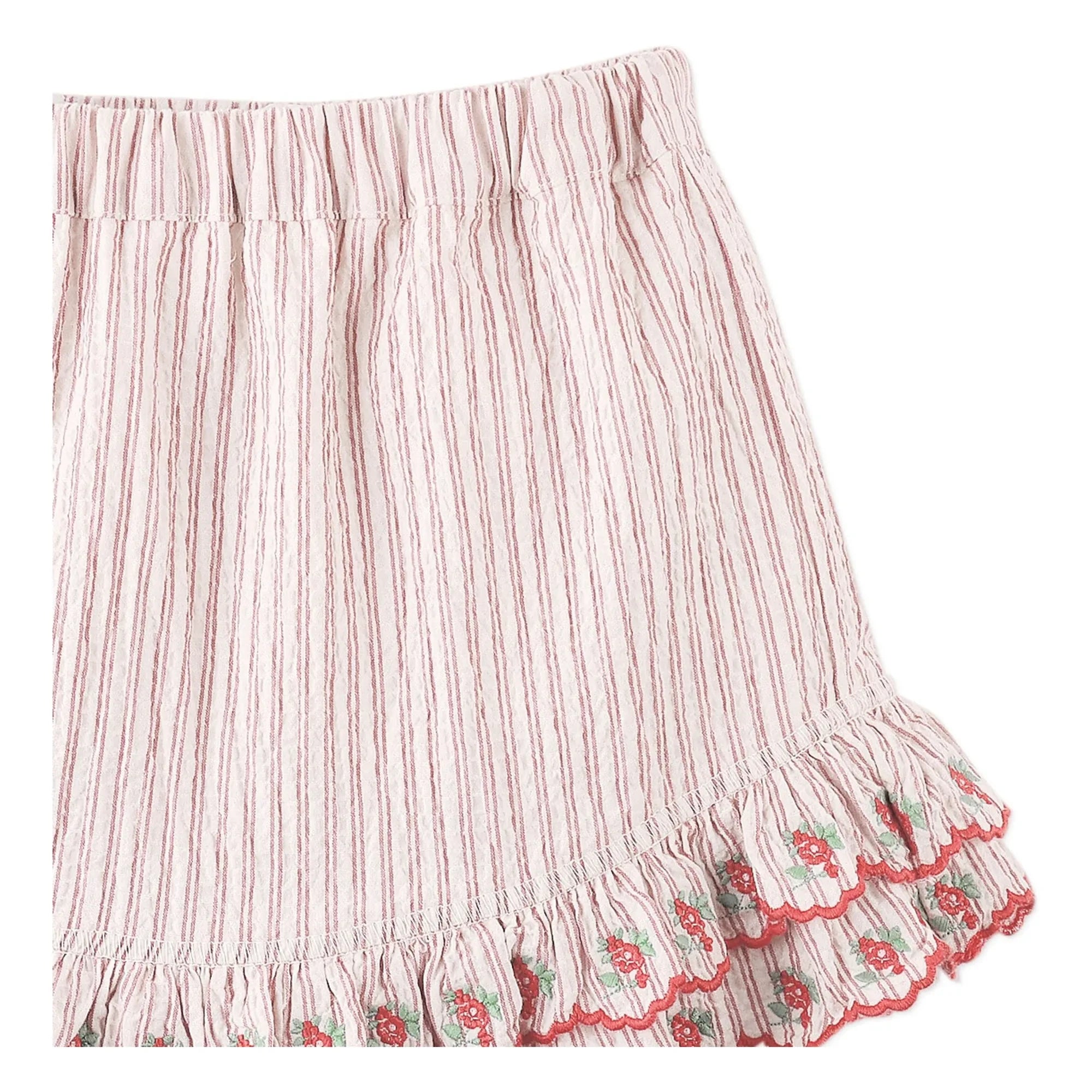 Gingersnaps - Remi Embroidered Short Skirt | Red