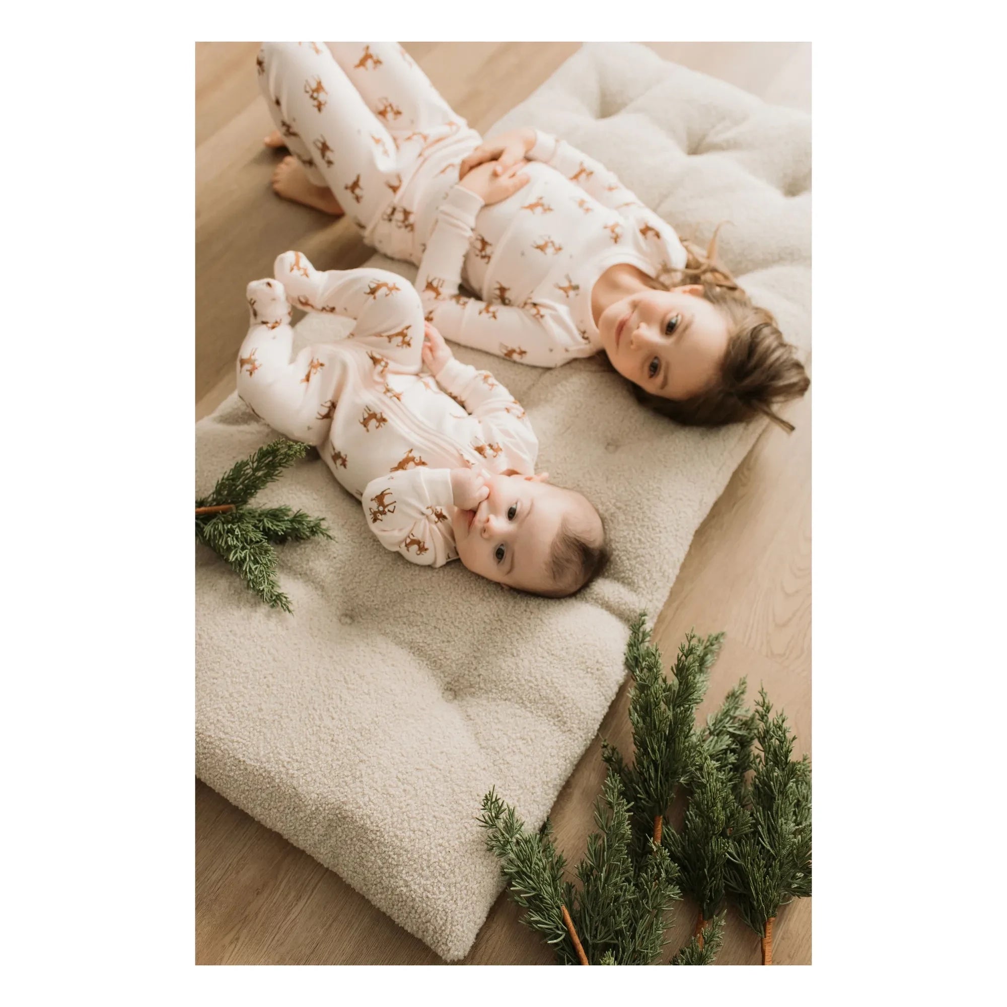 Petit Lem - Footed Pijama Rennes Organic Cotton | Pale Pink