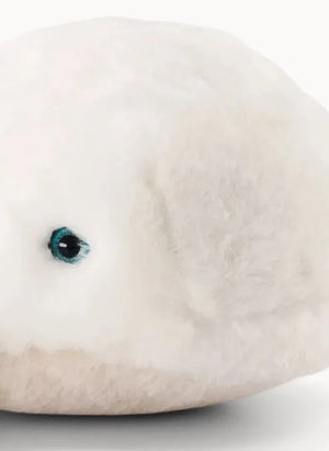 La Pelucherie - Romy Whale Plush Toy, 35 cm | White
