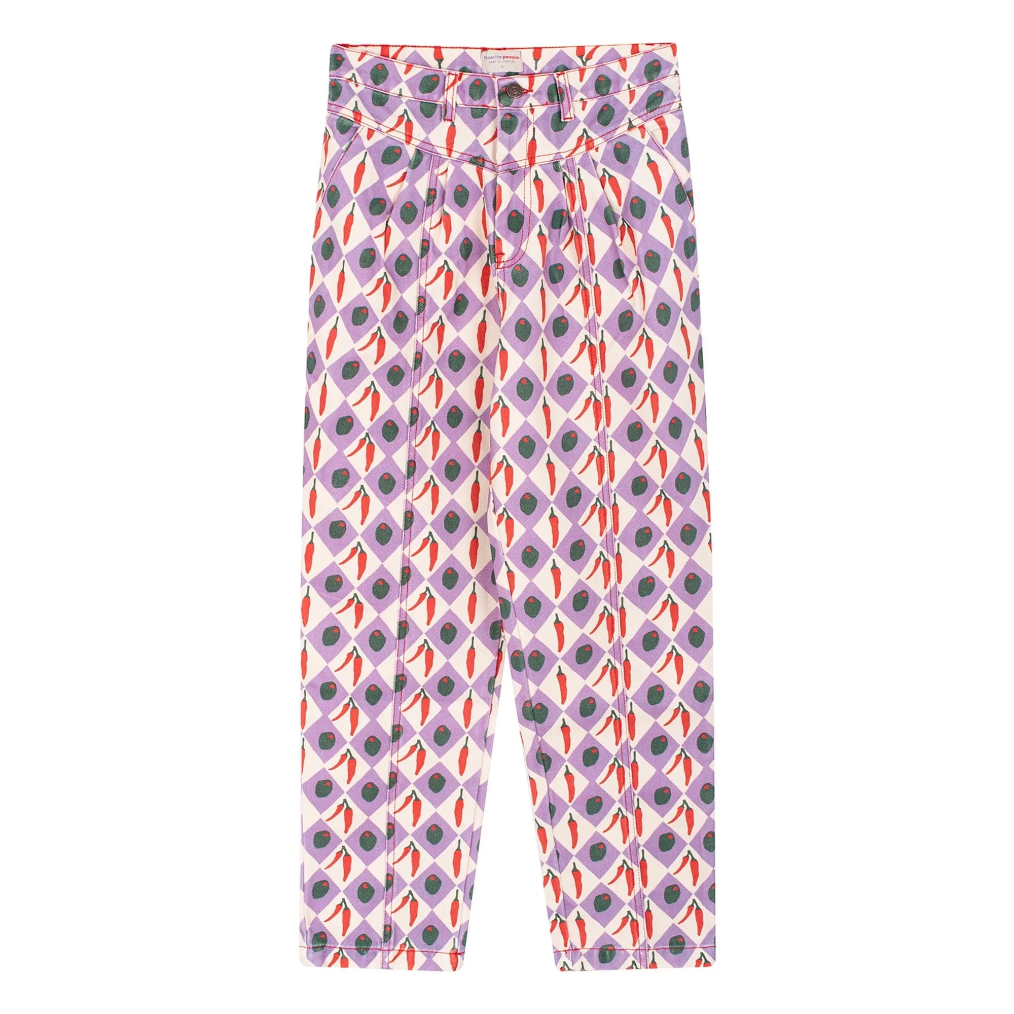 Favorite People - Formaggio Pants Peppers - Women's Collection | Purple