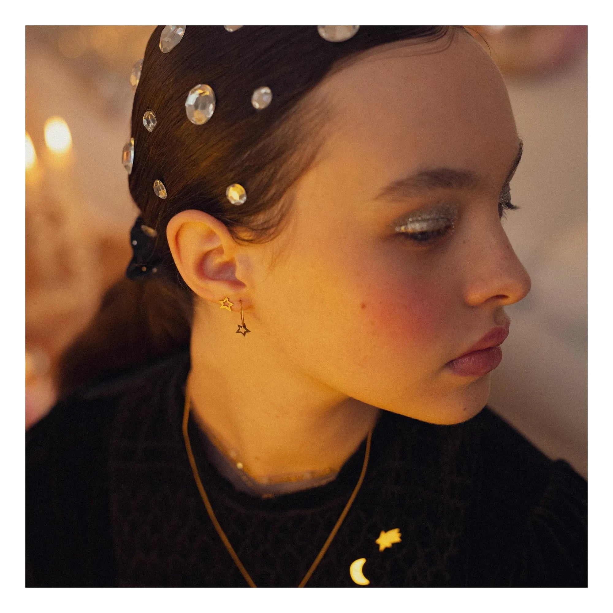 Adorabili - Duo Earrings Elise Large Star | Gold