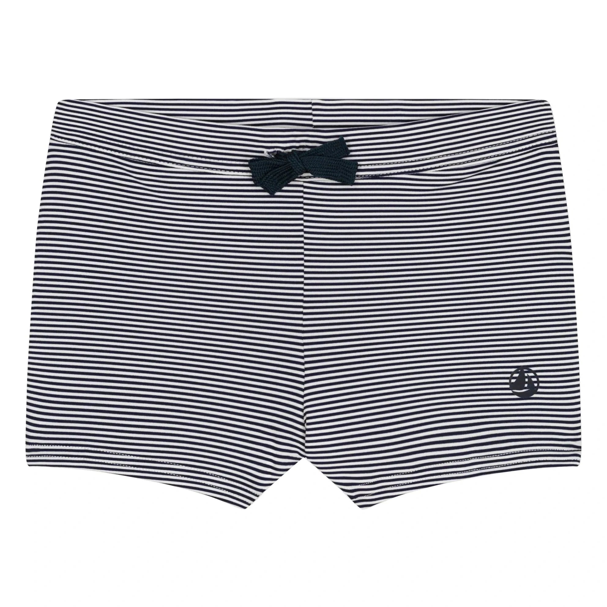 Petit Bateau - Baume Recycled Fiber Bath Shorts | Navy Blue