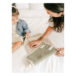Adorna - Linen Travel Changing Mat | Khaki
