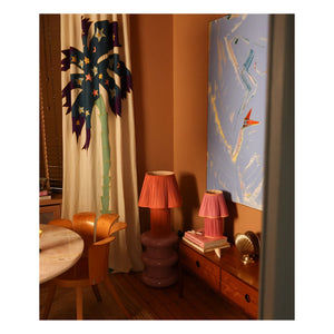 Doing Goods - Myra Silk Table Lamp | Fuchsia