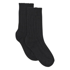 Collégien - Black Cashmere and Wool Socks
