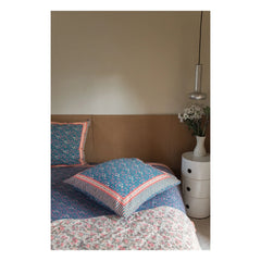 Louise Misha - Organic Cotton Valerie Pillow Cover | Blue