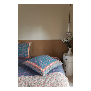 Louise Misha - Organic Cotton Valerie Pillow Cover | Blue