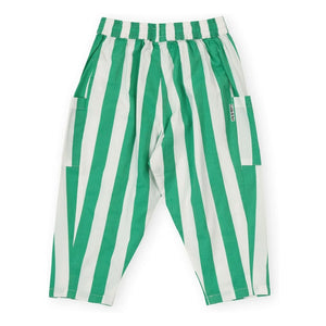 Goldie + Ace - Striped Pocket Pants | Green