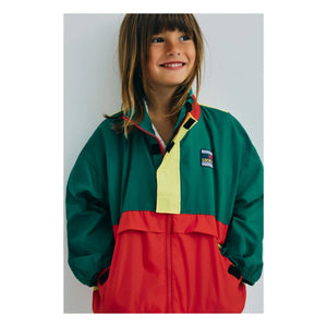 the new society - Pansy Colorblock Jacket | Green
